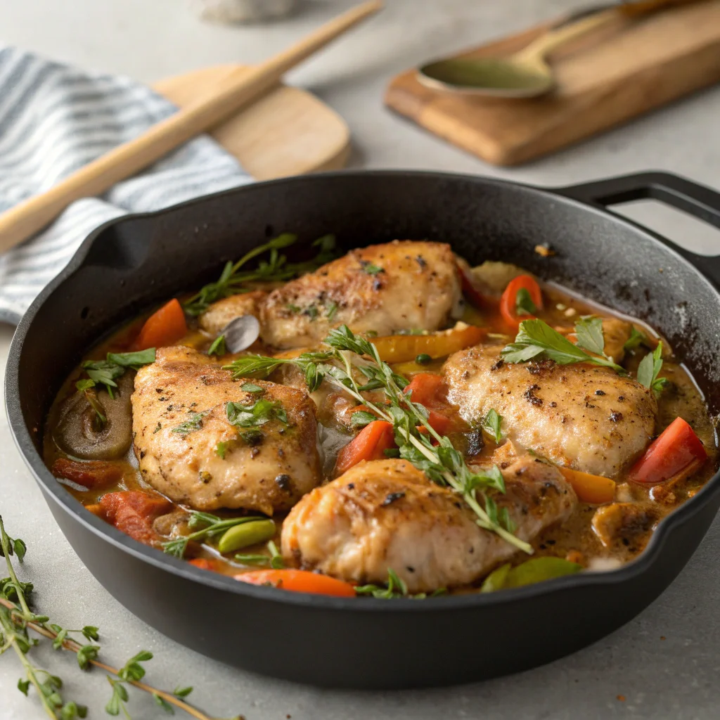 Skillet Chicken Dinner Recipes: One-Pan Magic for Busy Nights 1 skillet chicken dinner recipes one pan